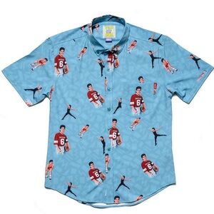 Saved By The Bell AC Slater Triple Threat Shirt button down by RSVLTD sz Small